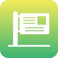 Billboard Vecto Icon vector