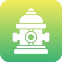 Fire Hydrant Vecto Icon vector