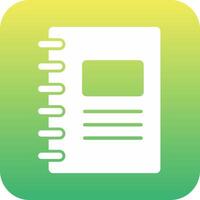 Notepad Vecto Icon vector