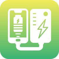 Portable Battery Vecto Icon vector