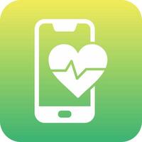 Heart Rate Vecto Icon vector