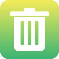 Dustbin Vecto Icon vector