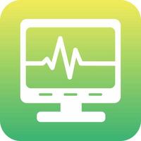 Ecg Reading Vecto Icon vector