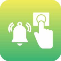 Emergency Alarm Button Vecto Icon vector