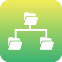 Folder Data Sharing Vecto Icon vector