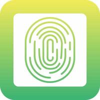 Fingerprint Vecto Icon vector