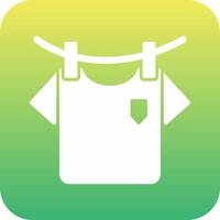 Washing Clothes Vecto Icon vector