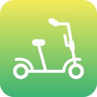 patada scooter vecto icono vector