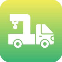 Crane Truck Vecto Icon vector