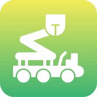 Boom Lift Vecto Icon vector