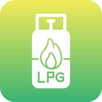 Gas Cylinder Vecto Icon vector