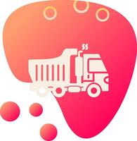 Dumper Truck Vecto Icon vector