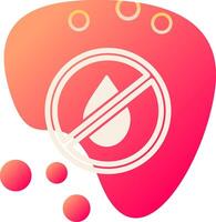 No Water Vecto Icon vector