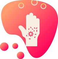 Dirty Hand Vecto Icon vector