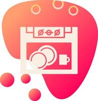 Dish Washer Vecto Icon vector