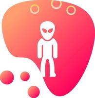 extraterrestre vecto icono vector