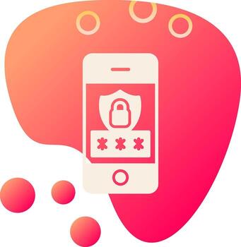 móvil seguridad vecto icono vector