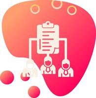 Work distribution Vecto Icon vector