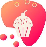 Cupcake Vecto Icon vector