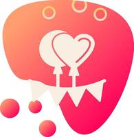 Balloons Party Vecto Icon vector