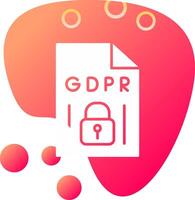 GDPR Vecto Icon vector