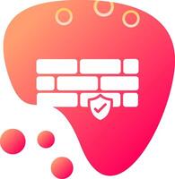 Firewall Vecto Icon vector