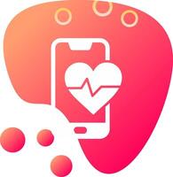 Heart Rate Vecto Icon vector