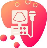 Ultrasound Machine Vecto Icon vector