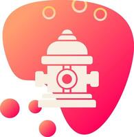 Fire Hydrant Vecto Icon vector