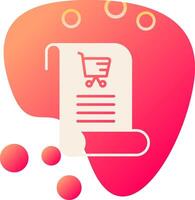 Shopping List Vecto Icon vector