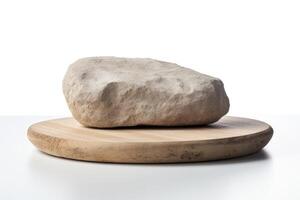 AI generated the Magic of the Baking Stone Isolated On White Background photo