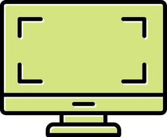 Monitor Vecto Icon vector