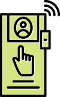 Door Camera Vecto Icon vector