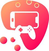 Joystick and Mobile Vecto Icon vector