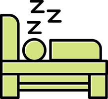 Sleeping Vecto Icon vector