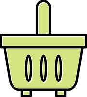 Shopping Basket Vecto Icon vector