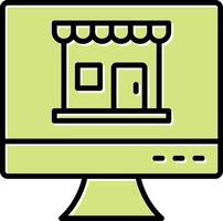 Online Shop Vecto Icon vector