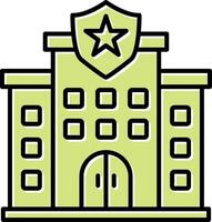 Police Station Vecto Icon vector
