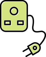 Plug And Socket Vecto Icon vector