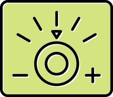 Dimmer Vecto Icon vector