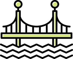 puente vecto icono vector