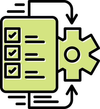 Workflow Vecto Icon vector