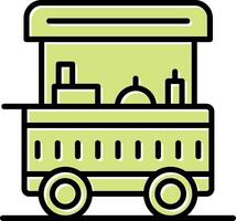 Food Cart Vecto Icon vector