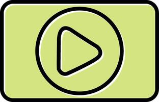 Video Player Vecto Icon vector