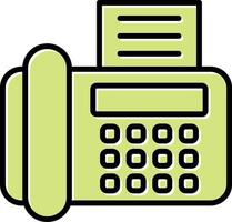 Fax Machine Vecto Icon vector