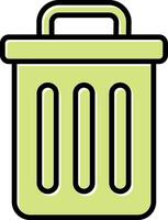 Trash Bin Vecto Icon vector