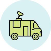 News Van Vecto Icon vector