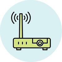 Router Device Vecto Icon vector