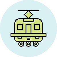 Tram Vecto Icon vector