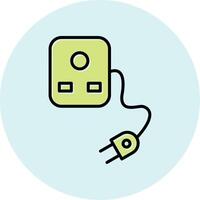 Plug And Socket Vecto Icon vector